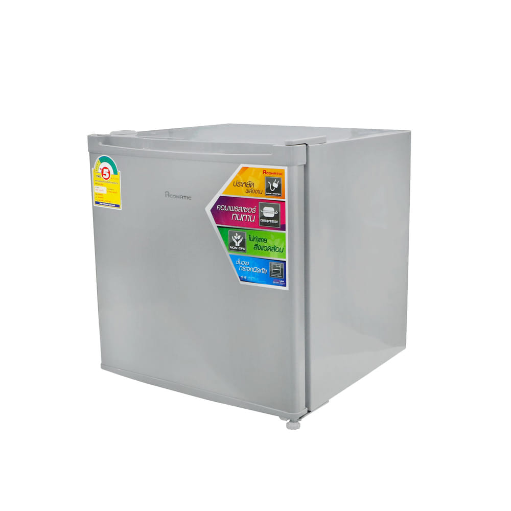ตู้เย็น มินิบาร์ ACONATIC รุ่น AN-FR468 ขนาด 1.7 คิว สีเงิน
